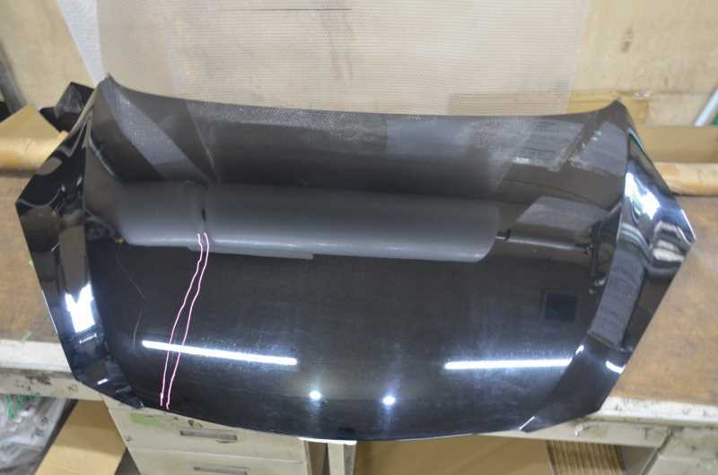 デミオ 前期(DE3FS) 純正 破損無 取付OK ボンネット フードパネル ヒンジ付 A3F / D6Y1-52-31X k071723拍卖