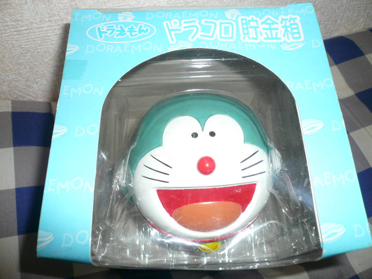 ドラえもん ドラコロ 貯金箱 非売品当時もの未使用素人長期保管品拍卖