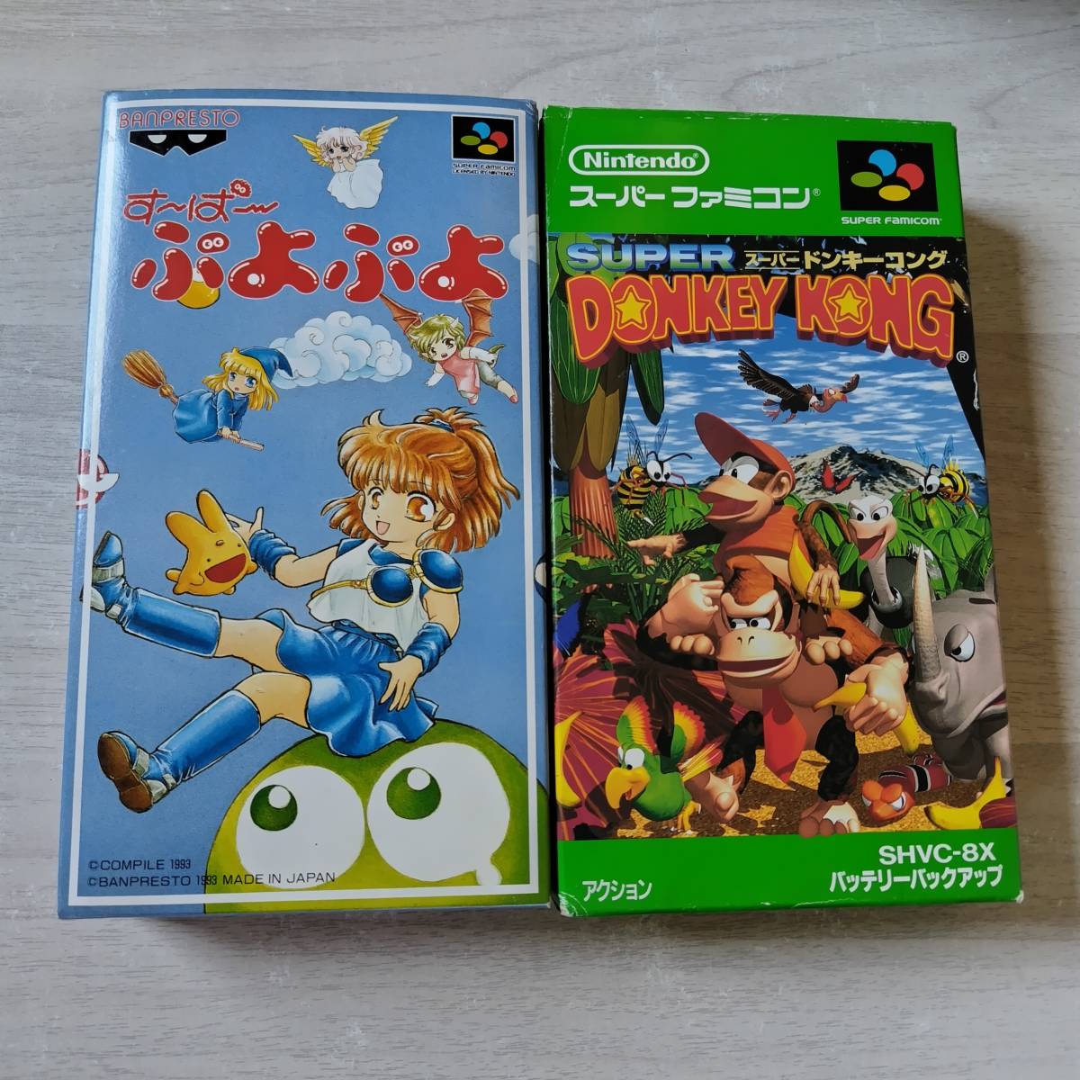 ◯SFC スーパードンキーコング す~ぱ~ぷよぷよ 箱付き  何本でも同梱OK◯拍卖