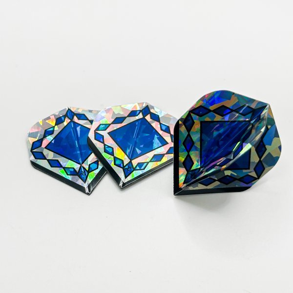 O026 ダーツフライト ホロ 3枚セット L05拍卖