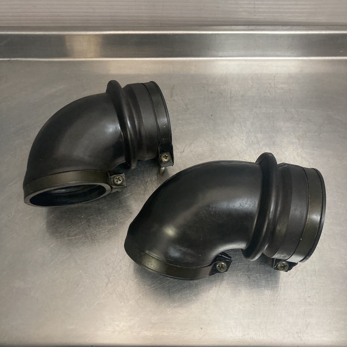 YAMAHA ヤマハ XV750E 5K0 実働 インテーク マニホールド エアクリーナーダクト エアダクト フランジ ジョイント 検 純正 XV750SP Virago拍卖