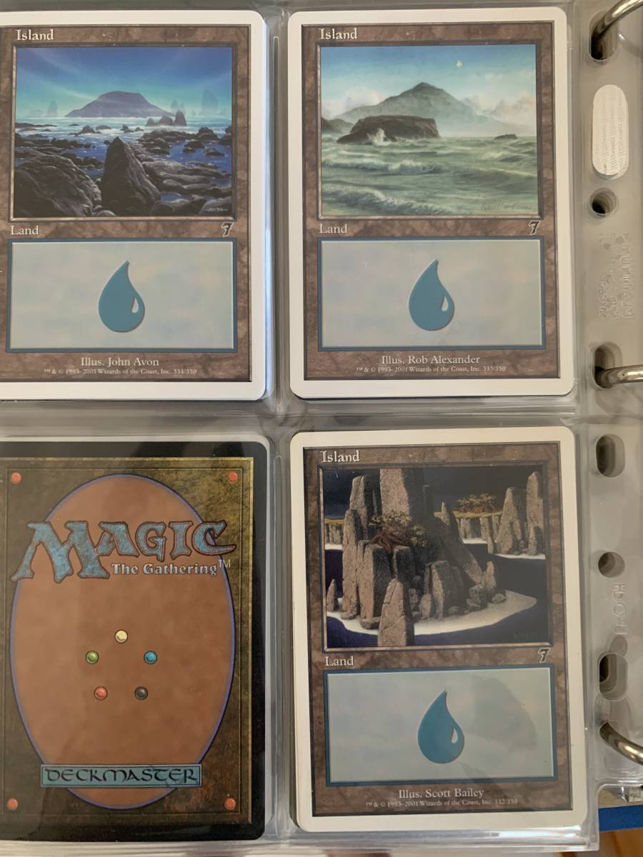 基本地形 基本土地 島 7版 英語版 1枚の金額拍卖