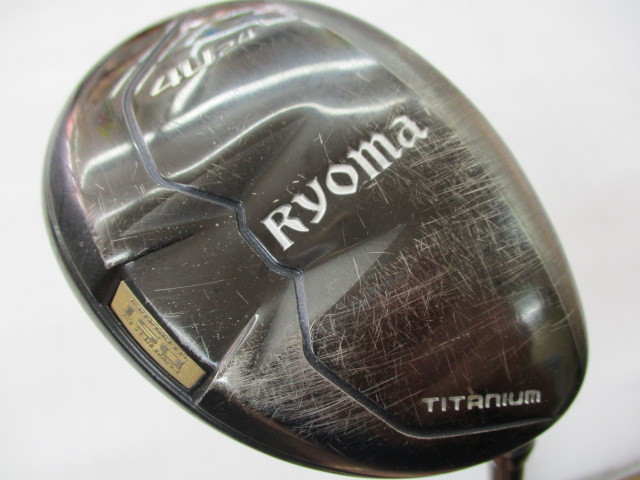 ★即決 ファイアーエクスプレス装着 リョーマ Ryoma U Black 4U【24度】 Fire Express UT6 (F2)拍卖