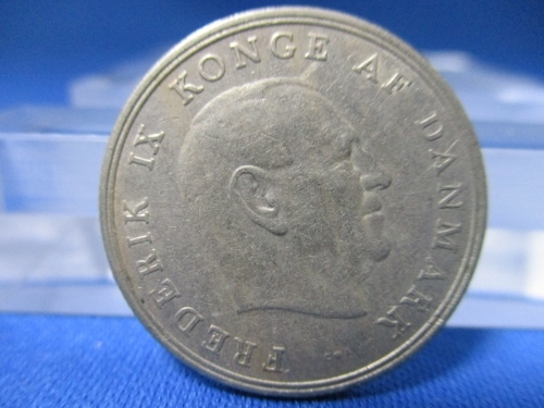 デンマーク1クローネ硬貨☆1962年/フリードリヒ9世/美品/d0524-2拍卖