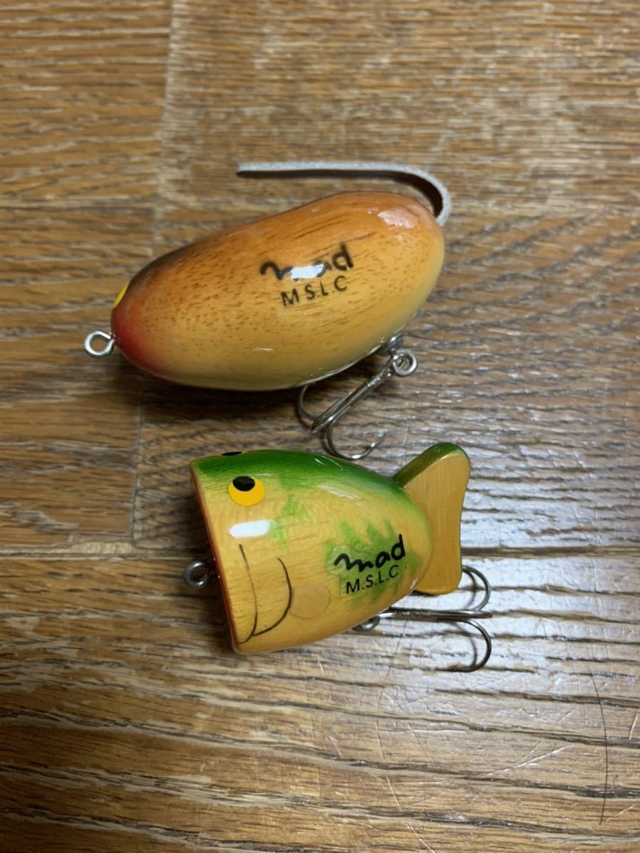 美品 SMITH( スミス ) マッドルアー MADMOUSE ブラウン ☆ スミス マッドサイエンティフィック ☆ 2個セット ペンシルベイト 拍卖