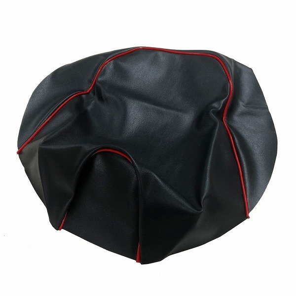 アルバ/ALBA 国産シートカバー 黒カバー・赤パイピング 張替タイプ HCH1005-C10P40 ホンダ スーパーディオ/ZX AF27/AF28 50cc 2輪拍卖