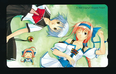 ●B 135●Abogado Powers(アボガドパワーズ)★左下の人形? Tobi D+VINE (とびでばいん)似てる【テレカ50度】●トビデバイン拍卖