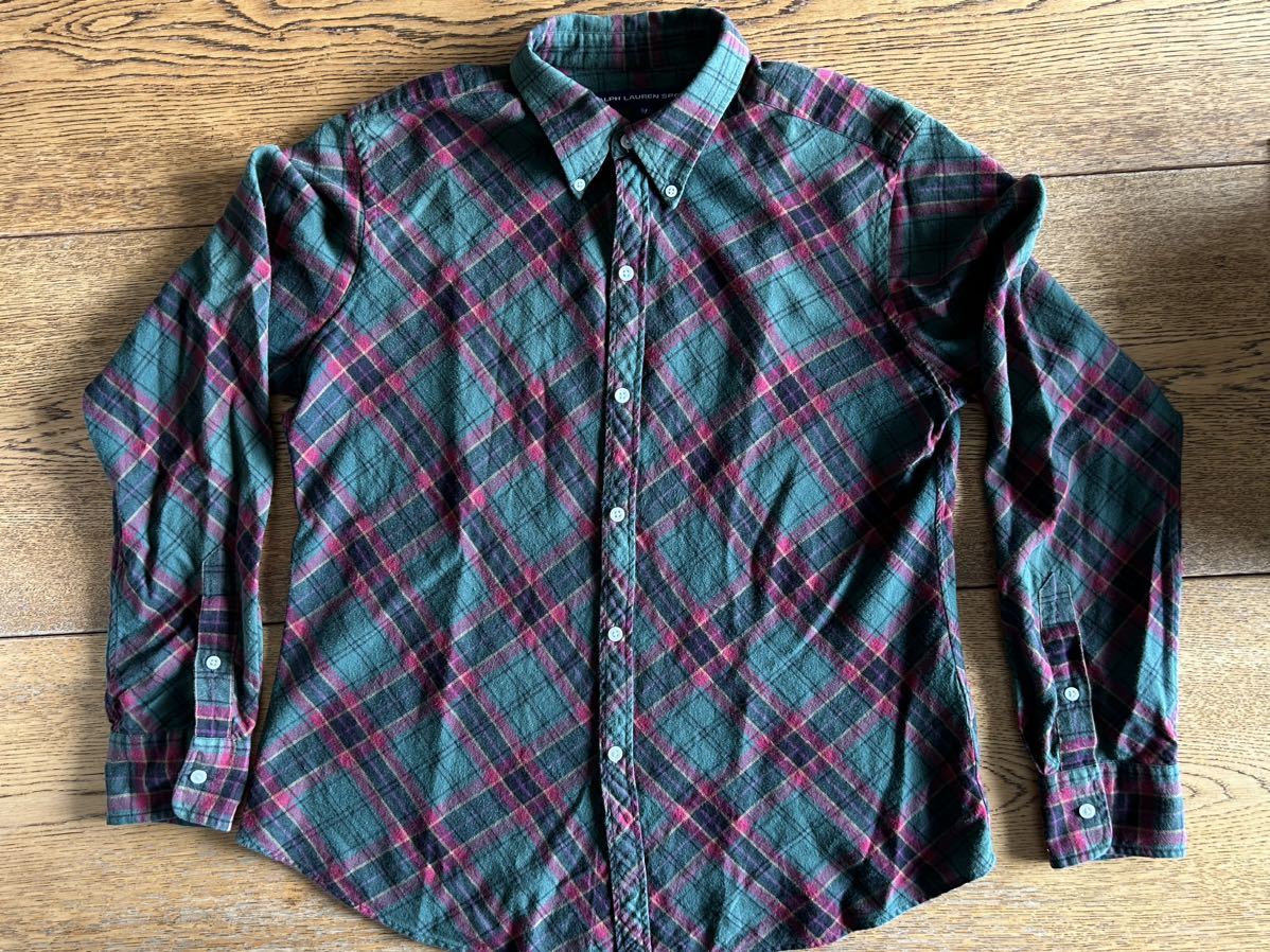 ラルフローレンRalph Lauren綿100% 長袖シャツ 大きめサイズ5f拍卖