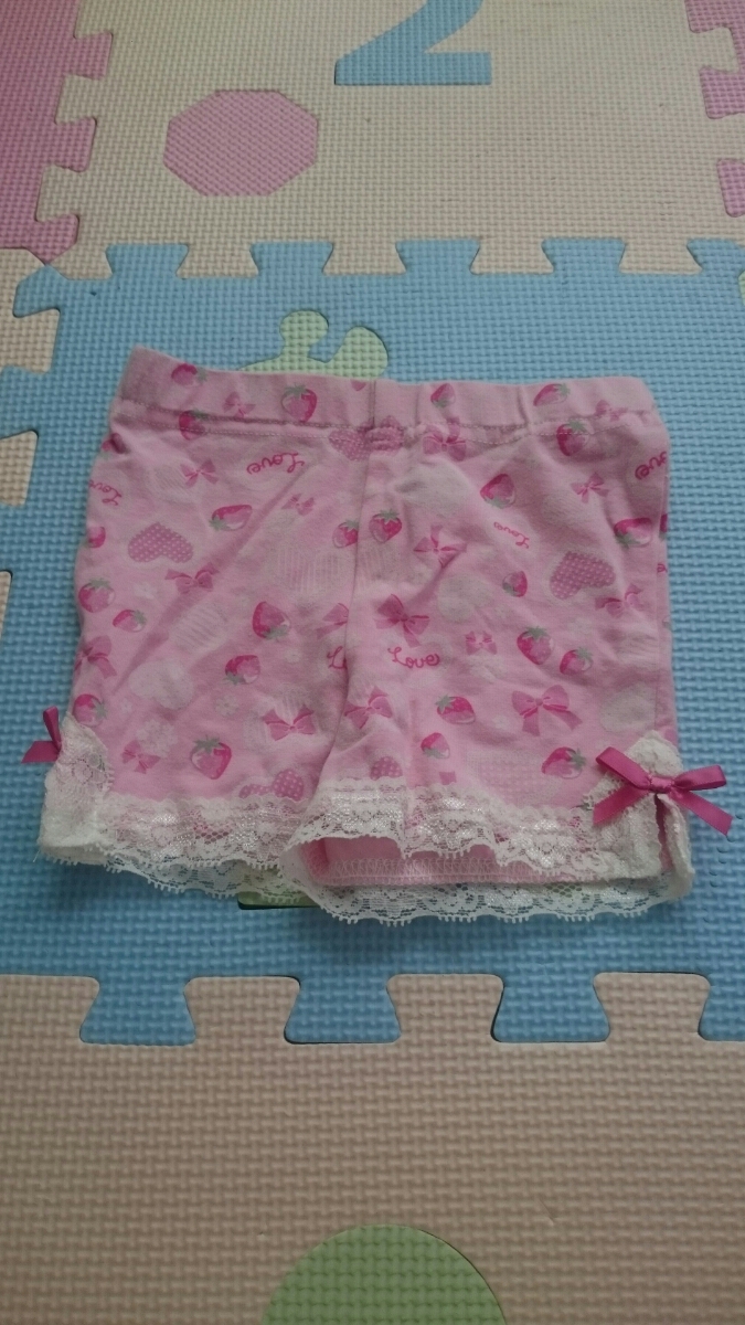 【未使用即決!!】any FAM とっても可愛い一部丈パンツ Sサイズ 90~100㎝ ブルマ拍卖