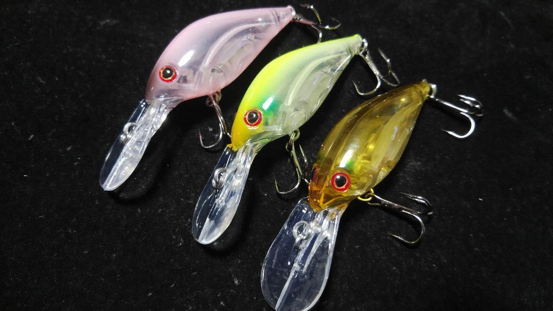 ルアーセット クランクベイト 3点セット バスフィッシング バス釣り拍卖