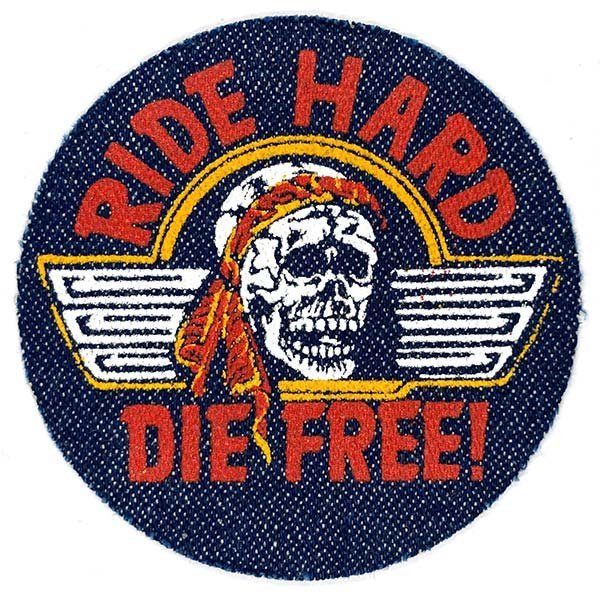モーターサイクル ビンテージ メッセージ パッチ Motorcycle Vintage Message Patch ワッペン Wappen拍卖