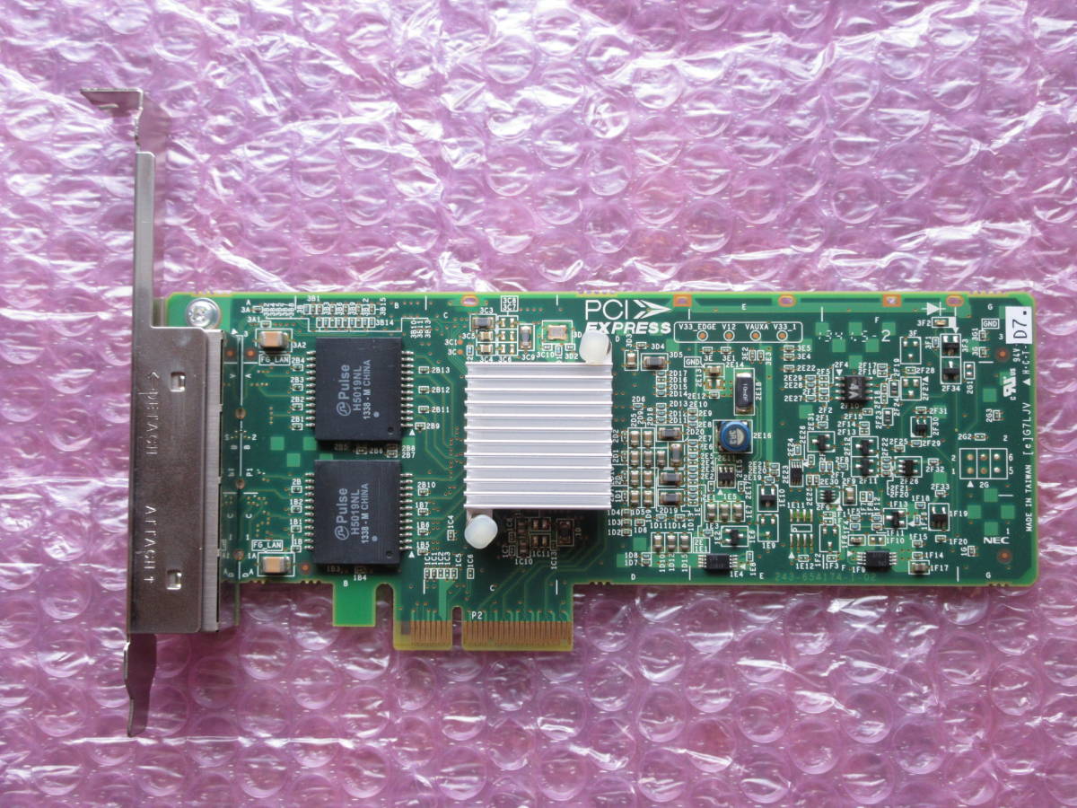 NEC / 1000BASE-T接続ボード(4ch) N8104-133 / LANカード / Express5800/R120d 取り外し品 / No.R407拍卖