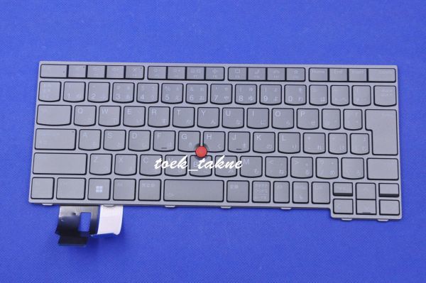 国内発送 安心保証 Lenovo Thinkpad L14 Gen 3(21C1 21C2 21C5 21C6)、L14 Gen 4(21H1 21H2) 日本語キーボード バックライトあり 灰拍卖