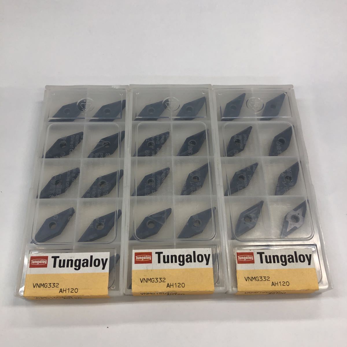 タンガロイ VNMG160408 AH120 TACチップ 10個入3箱拍卖