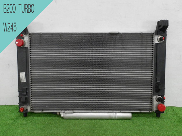 4C】 メルセデスベンツ B200 TURBO / CBA-245234 W245 / ラジエター コンデンサー / A 169 500 13 04 / A 169 500 05 04 【772060】拍卖