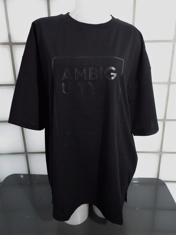 ボーメール ブラック Lサイズ 天竺 吸水速乾 UVカット ポリエステル70%,綿30% 半袖Tシャツ ワイドシルエット 新品 BEAUMERE拍卖