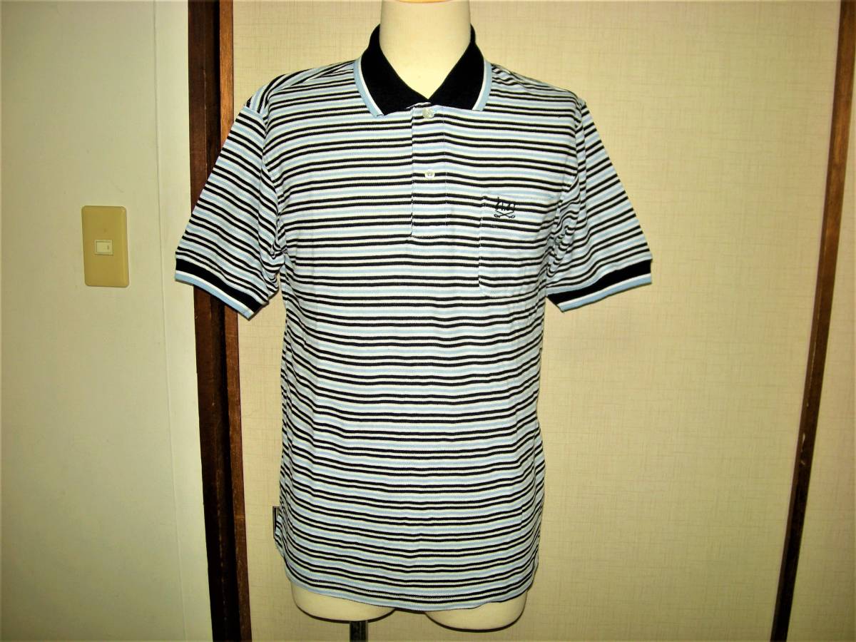 hiromichi nakano golf ヒロミチ ナカノ 新品 未使用 ゴルフ ポロシャツ 鹿の子 M拍卖