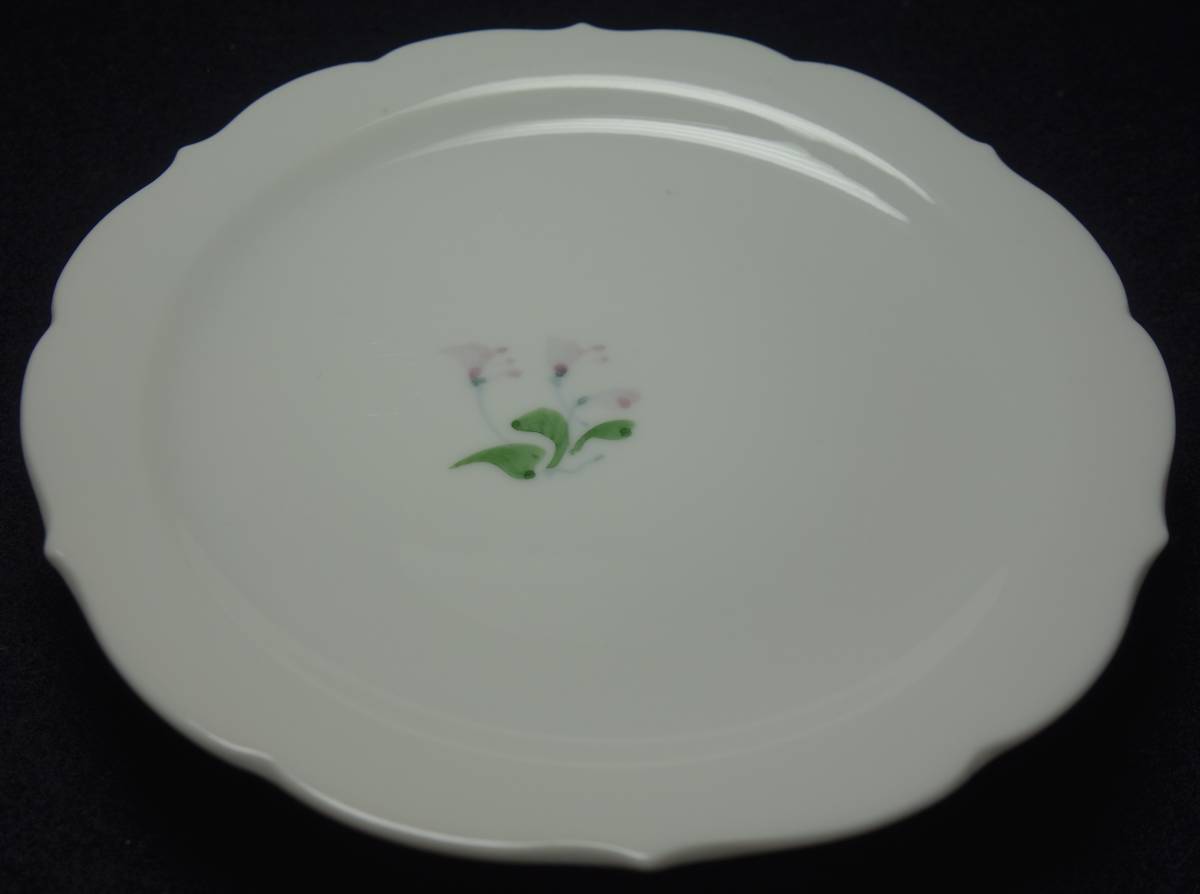 平成期 阿蘇スミレ図 茶豆皿 最高峰 天草焼 陶磁器研究拍卖
