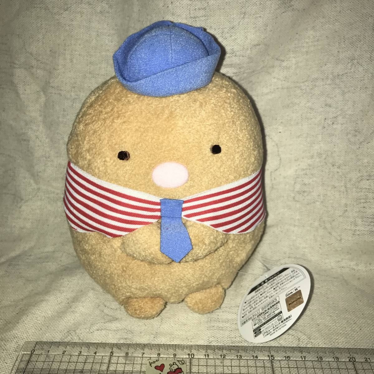 ◆獲後未使用◆新品◆非売品◆【すみっコぐらし】 セーラーマリンぬいぐるみ とんかつ拍卖