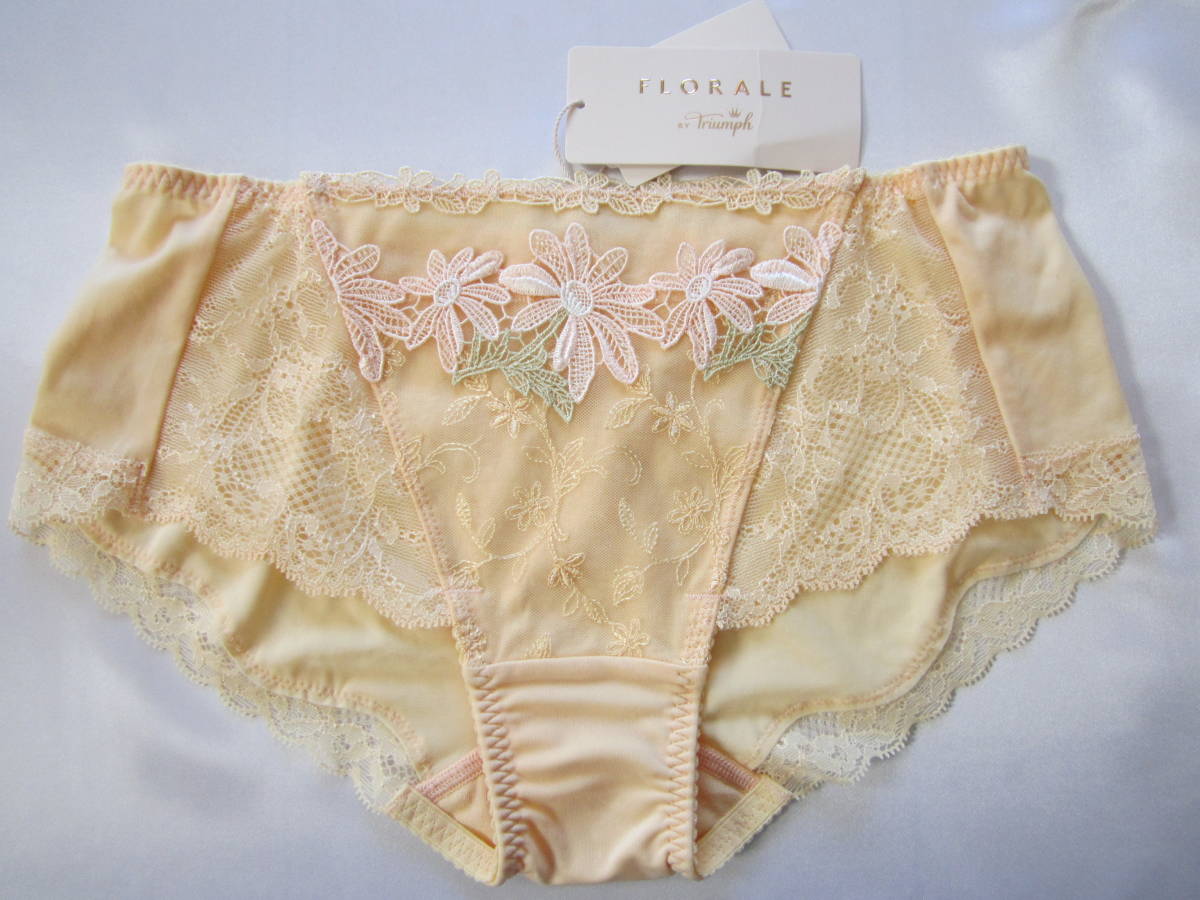 【トリンプ】フロラーレ マーガレットヒップハングショーツ M 山吹拍卖