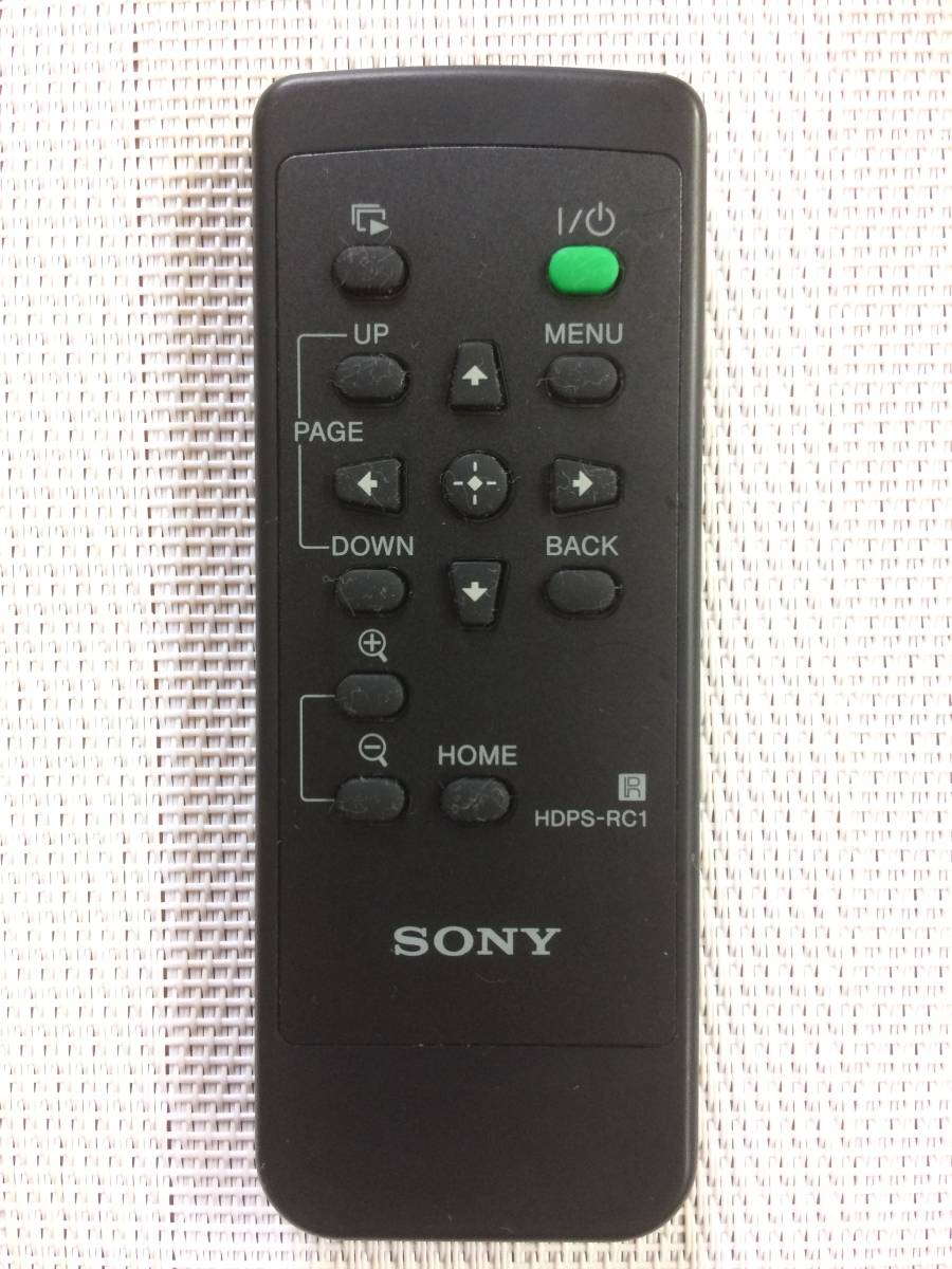 新品電池付属★送料無料★SONY★ソニー★純正★HDDフォトストレージ★HDPS-L1用リモコン★HDPS-RC1★中古★動作品★返金保証あり★拍卖