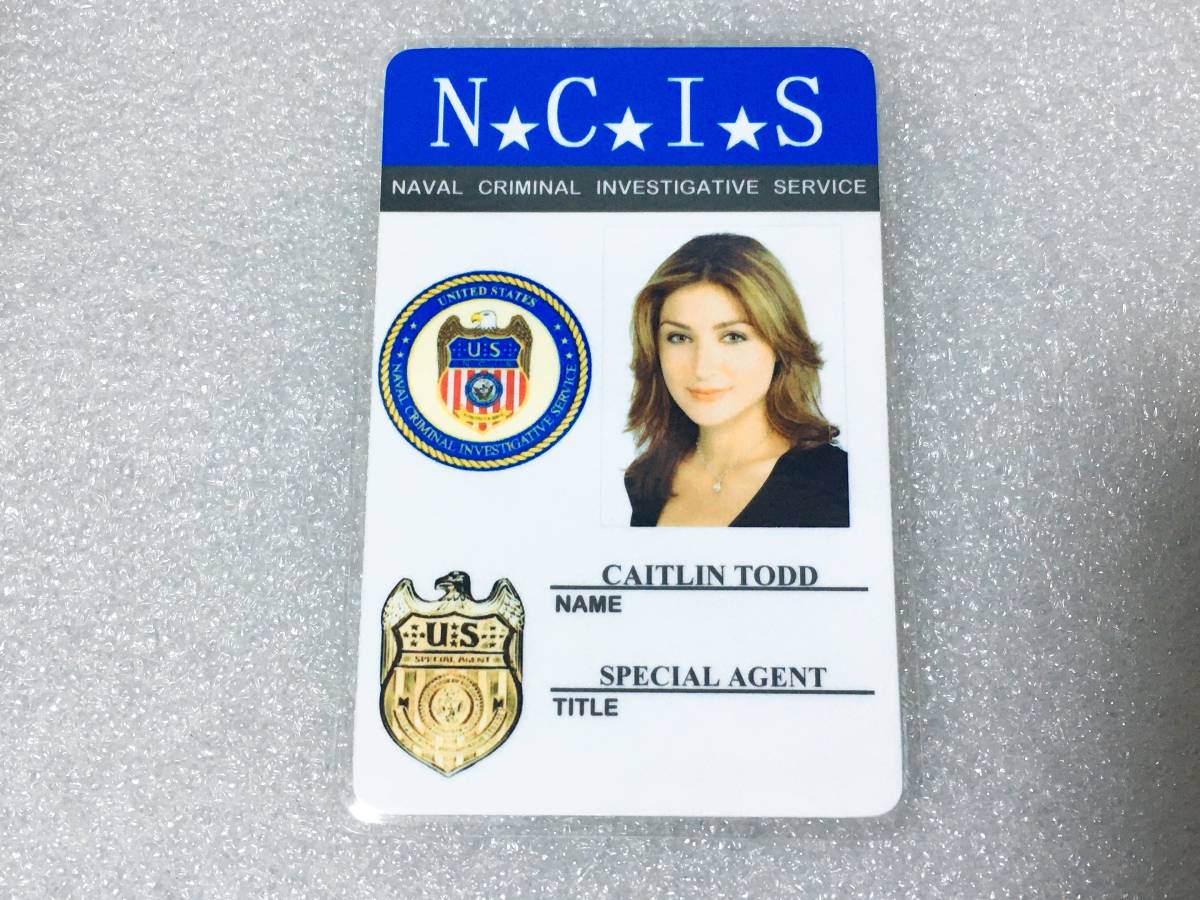 ☆ アメリカ 人気 映画 ドラマ グッズ NCIS ネイビー犯罪捜査班 SA ケイトリン ケイト トッド サッシャ アレクサンダーさん IDカード T2B☆拍卖