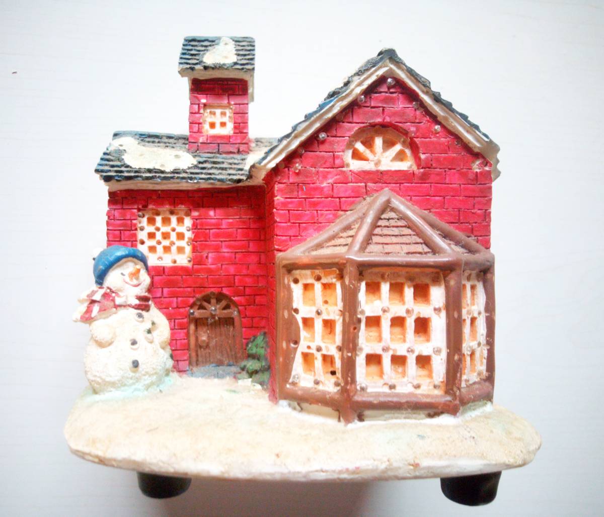 インテリア 置き物 飾り 冬 雪だるま 陶器拍卖