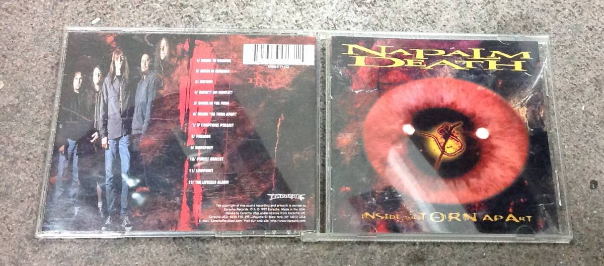 Napalm Death 1 CD. Inside The Torn Apart拍卖