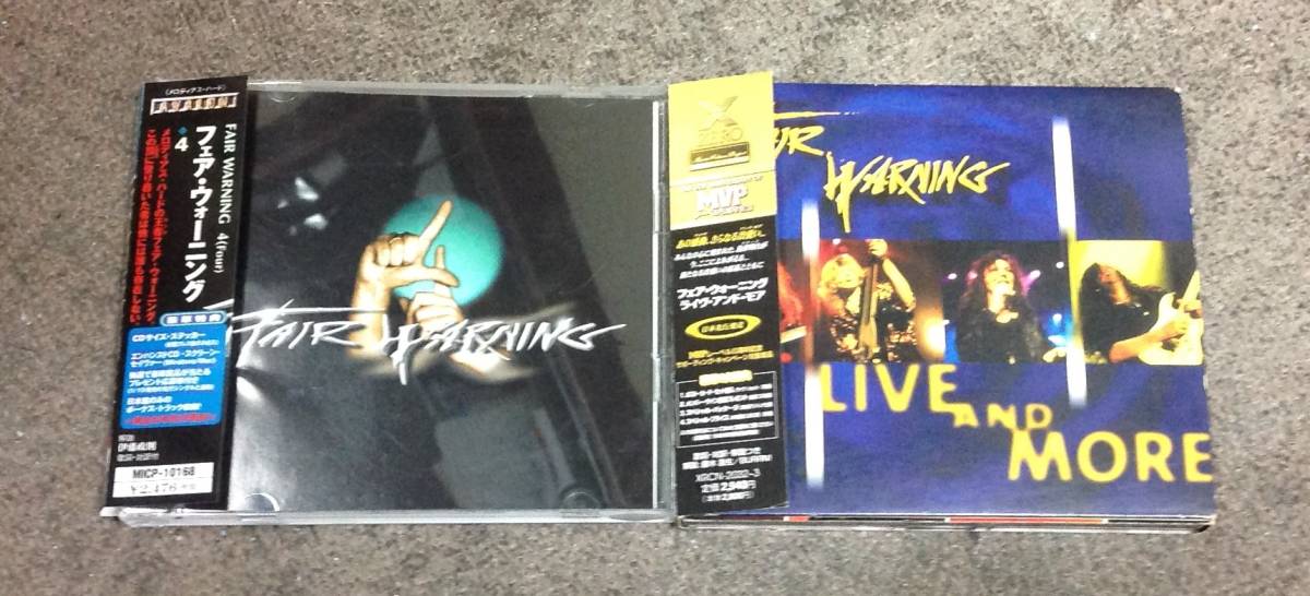 Fair warning 2 CDs album + 1 CD album , Japan press拍卖