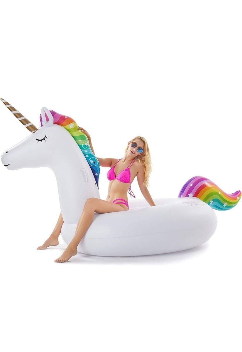 浮き輪 ユニコーン 大人用 子供 大型 海遊び 海水浴 水遊び 超可愛い ビーチ 夏 プール おもしろい インスタ映え インスタ 撮影 巨大拍卖