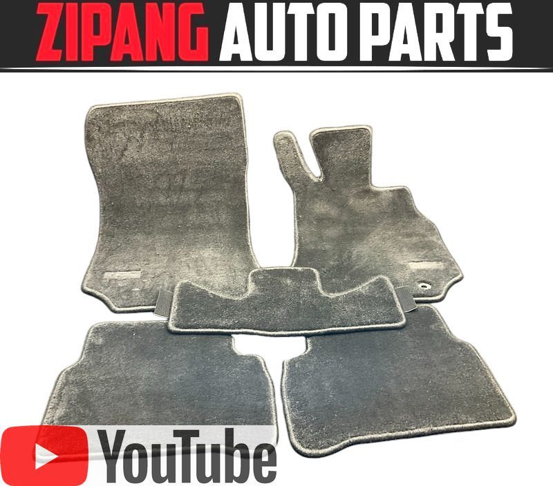 MB215 W212 E350T BT AV 後期 純正 フロアマット ★1台分 ◆右ハンドル車 ★穴あき無し 【動画有り】○拍卖