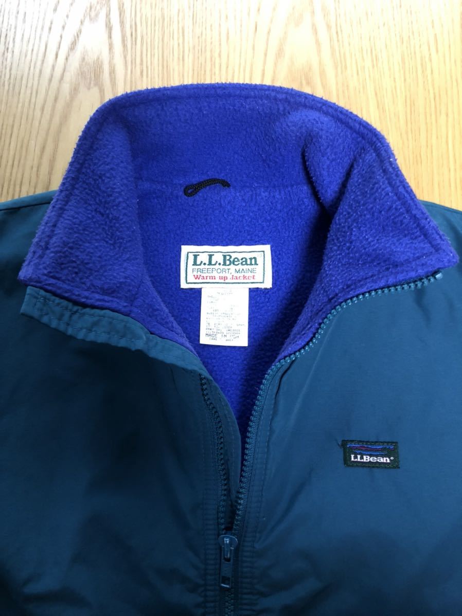 90's 名作 アメリカ製 LLBean フリース ラインド ウインドブレーカー ブルゾン 女性・キッズ向け拍卖