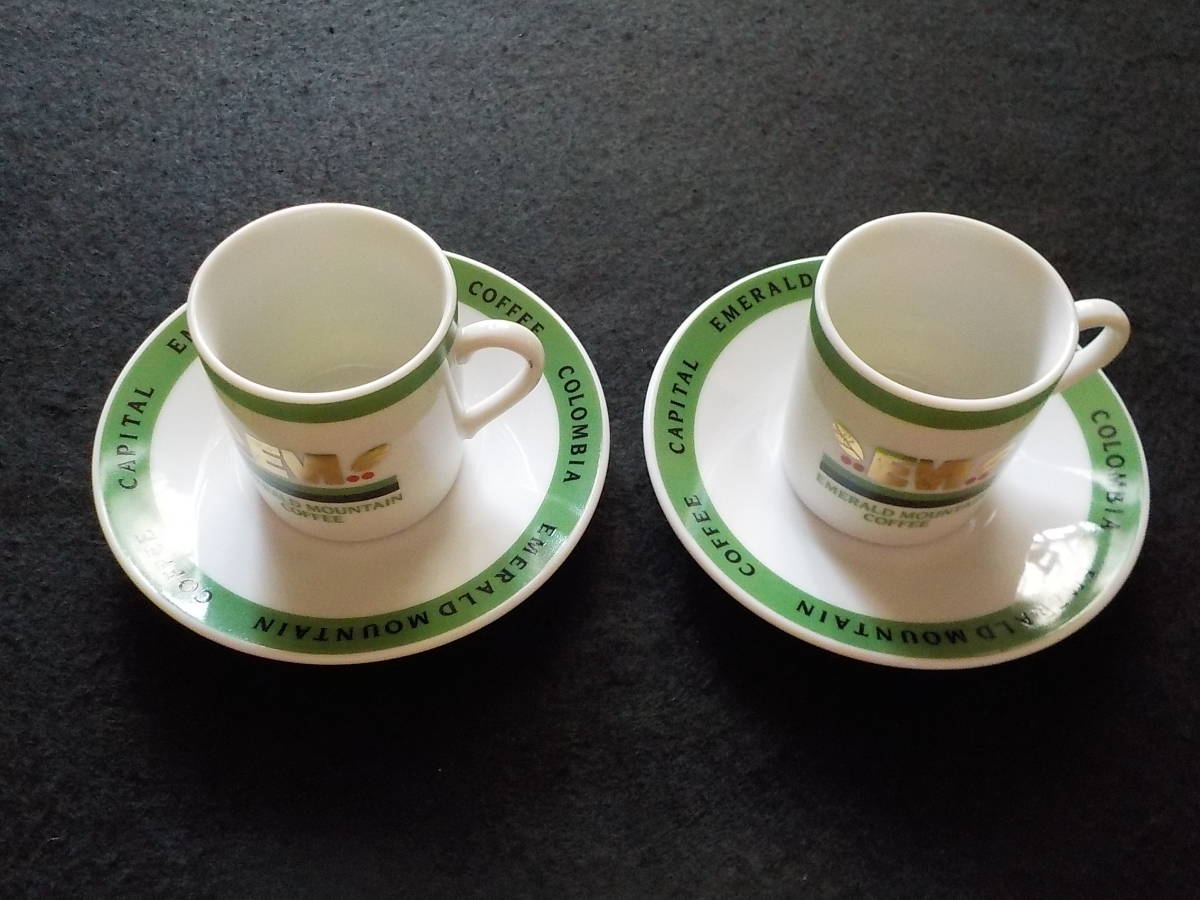 ★キャピタルコーヒー★エスプレッソ★カグカップ★カップ&ソーサー★2客セット★拍卖