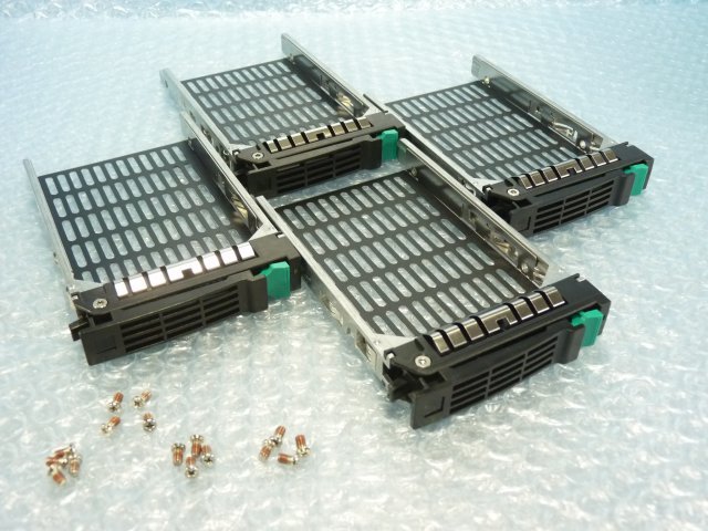 1NWS // 4個セット 日立 ハードディスク(HDD)マウンタ 2.5インチ 用 / トレイ キャディ // HITACHI HA8000/RS220 DM1 取外 //在庫2拍卖