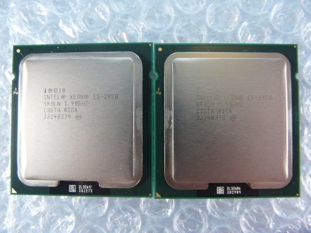 1NXG // 2個セット(同ロット) Intel Xeon E5-2420 1.90GHz SR0LN Sandy Bridge-EN C2 Socket1356(LGA) // HITACHI HA8000/RS220 DM1 取外拍卖