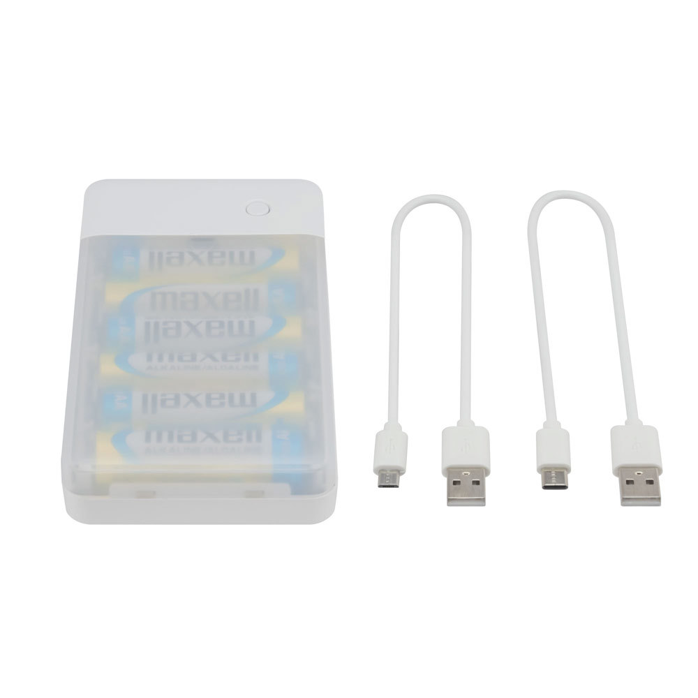 モバイルバッテリー 乾電池式 モバイル充電器 グリーンハウス GH-BTB36A-WH ホワイト/3381拍卖