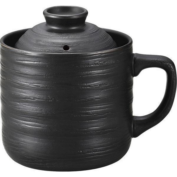 同梱可能 炊飯器 レンジ用 電子レンジ専用炊飯陶器 楽炊御膳 1合炊き T-01 黒色x2個セット/卸拍卖