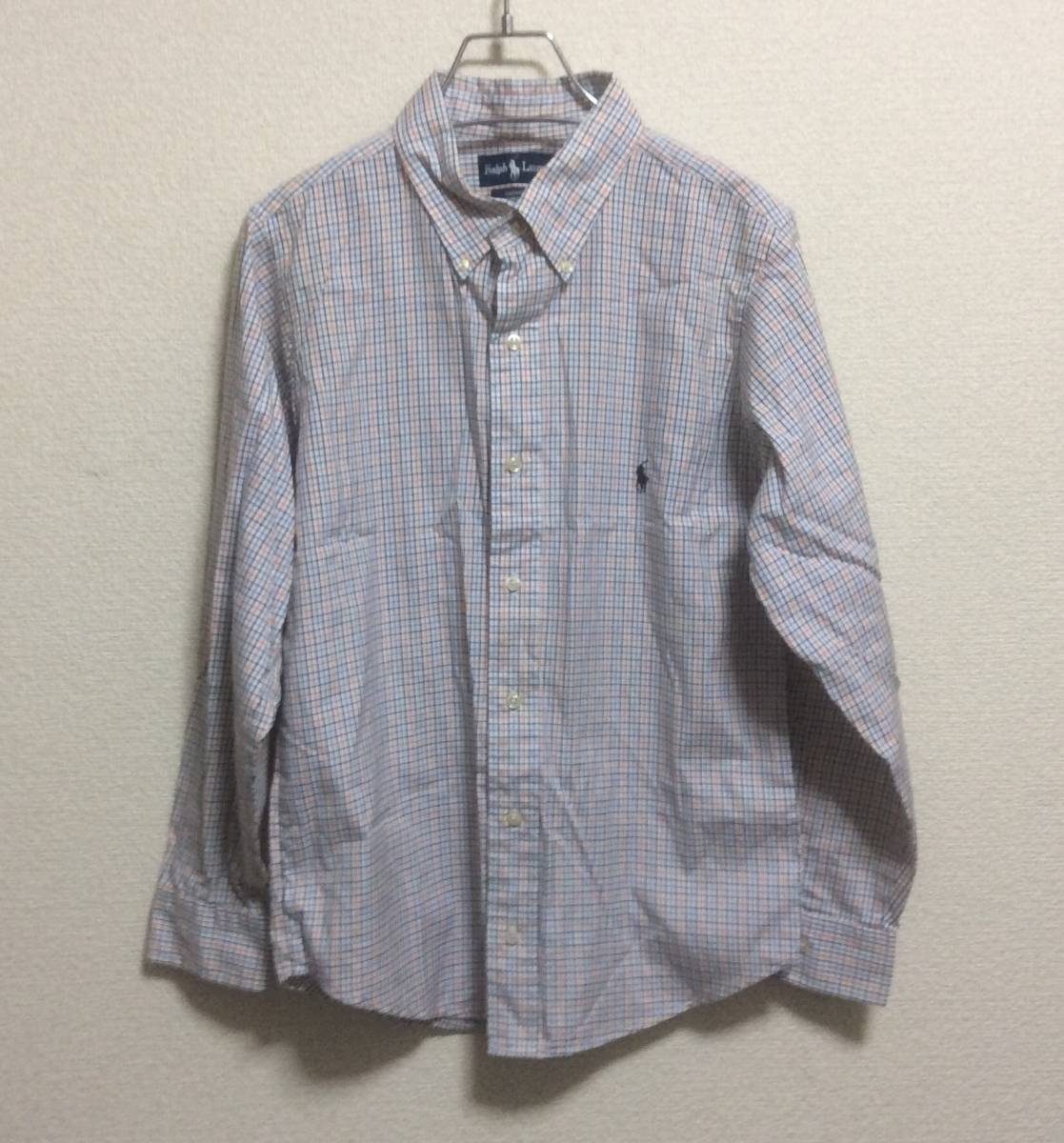 ポロ ラルフローレン POLO RALPH LAUREN 長袖シャツ メンズ YARMOUTH オックスフォード スモールポニー チェック BD拍卖