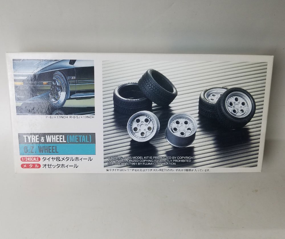 G978 FUJIMI フジミ TYRE&WHEEL (METAL) O.Z.RACING WHEEL メタル オーゼットレーシング 未組立拍卖