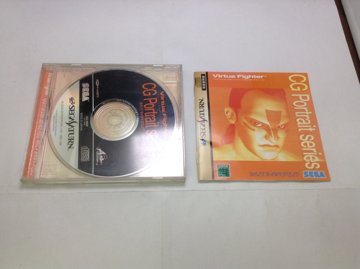 中古A★バーチャファイターCGポートレートシリーズVol.6 ウルフ・ホークフィール★セガサターンソフト拍卖