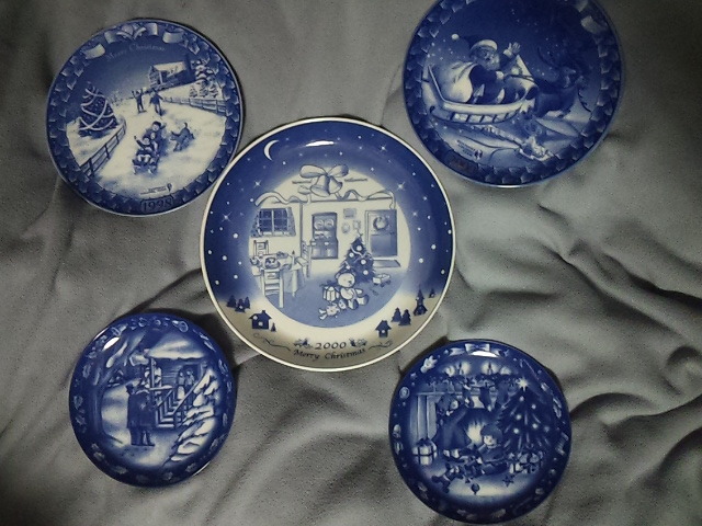 ..クリスマス用のお皿 ノベルティ 5点セット 未使用品 タカラブネ拍卖