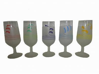 Silky curls ジュースグラス 91-2 ゴブレット 300ml 2個拍卖