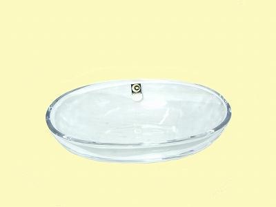 ガラス 小判大ボール クリア 大鉢 536拍卖