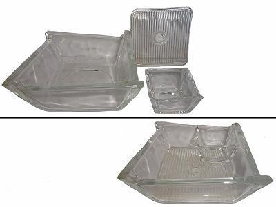 ガラス 洗い鉢セット 刺身鉢 中鉢 小鉢 1個拍卖