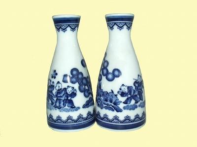 美濃焼 唐子玉0.8合徳利 5本セット 373-28拍卖