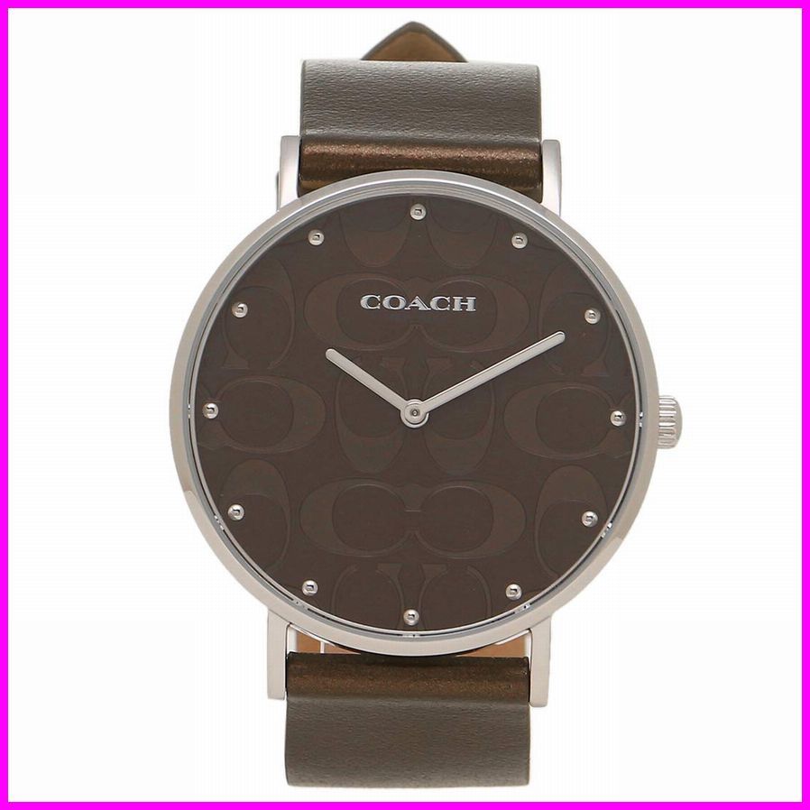【COACHコーチ】 PERRY ペリー 36mm ブラウン レディース 14503302 拍卖