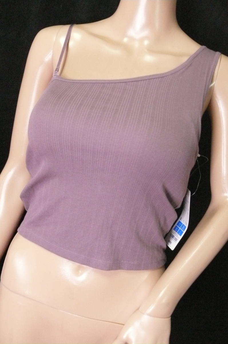 Bm495★GU ジーユーアシメントリ―キャミソール S拍卖