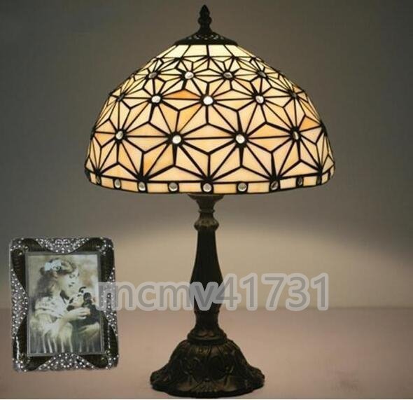 「81SHOP」極美品★ 芸術品★ステンドグラスランプ 卓上スタンド .豪華テーブルランプ 卓上照明拍卖