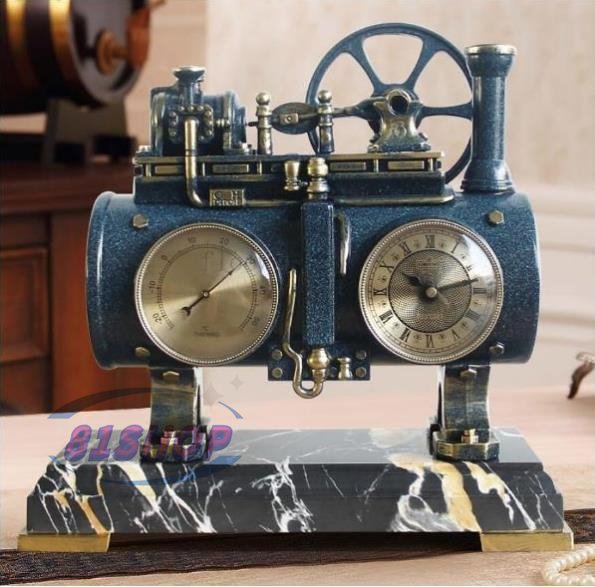 「81SHOP」特売!高品質 置時計 アメリカ式 机の上 復古 応接間 置物 静音 置時計 やや贅沢拍卖