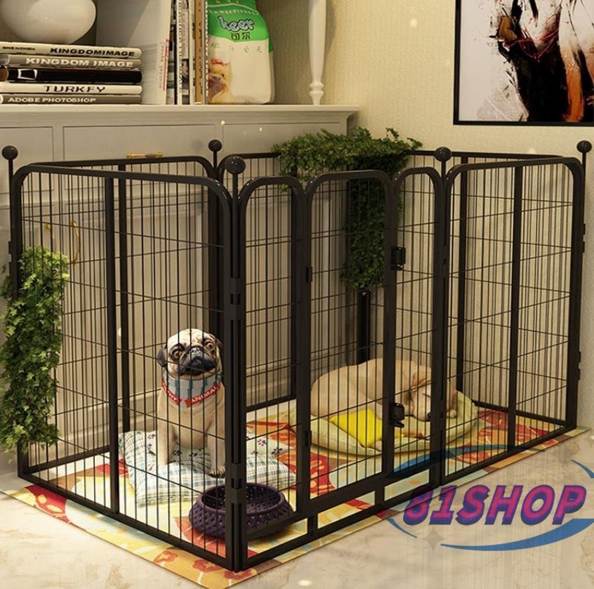 「81SHOP」特売!品質保証★実用 犬フェンスペット犬小屋猫小屋犬用品家柵 長さ140*幅70*高さ80cm拍卖